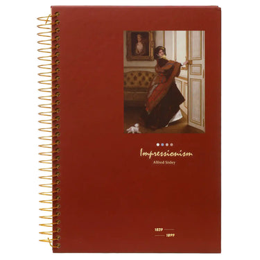 D5347-3 Kalpa A4 Spring Notebook Spiral Impressionists Lady